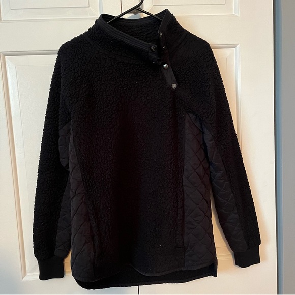 Abercrombie & Fitch Soft Sherpa Snap Fleece - Picture 4 of 9